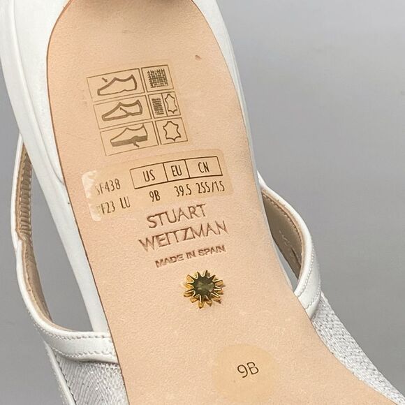 Stuart Weitzman Slingback Pointed Toe Pumps size 9 - Picture 11 of 11